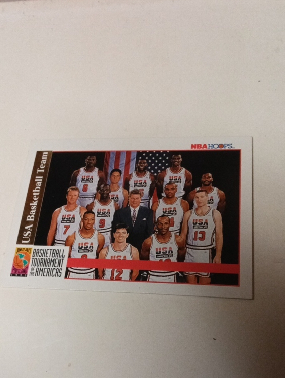 Gold Nba Hoops Card USA Basketball Team Collectible Card - 1992 Michael Jordan